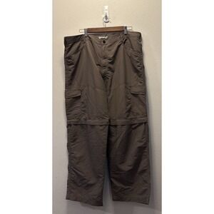 Wrangler ATG‎ Pants Mens 40x30 Gray All Terrain Gear Outdoor Hiking Convertible